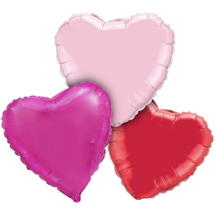 32 inch & 36 inch Hearts - Solid Colors Balloons