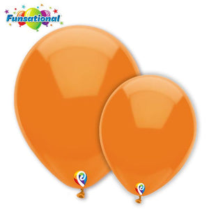 Funsational Orange Latex Balloon Options
