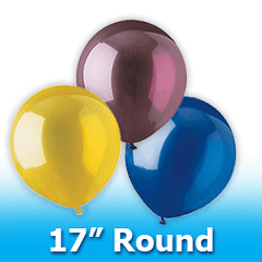 17" - Round  Latex Balloons