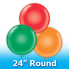 24" - Round  Latex Balloons