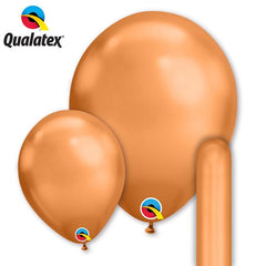 Qualatex Chrome Copper Latex Balloon Options