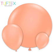 TUFTEX Cheeky Peach Latex Balloons