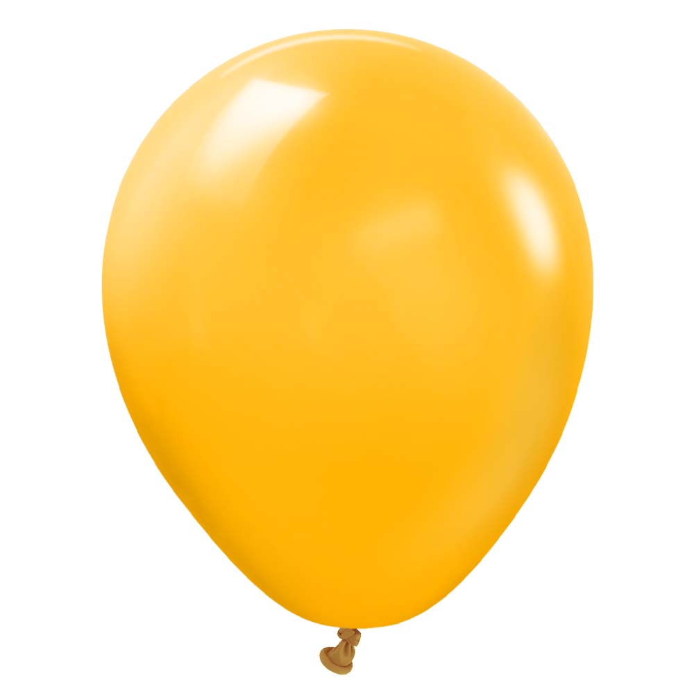 Kalisan 5 inch KALISAN STANDARD AMBER Latex Balloons 10523221-KL