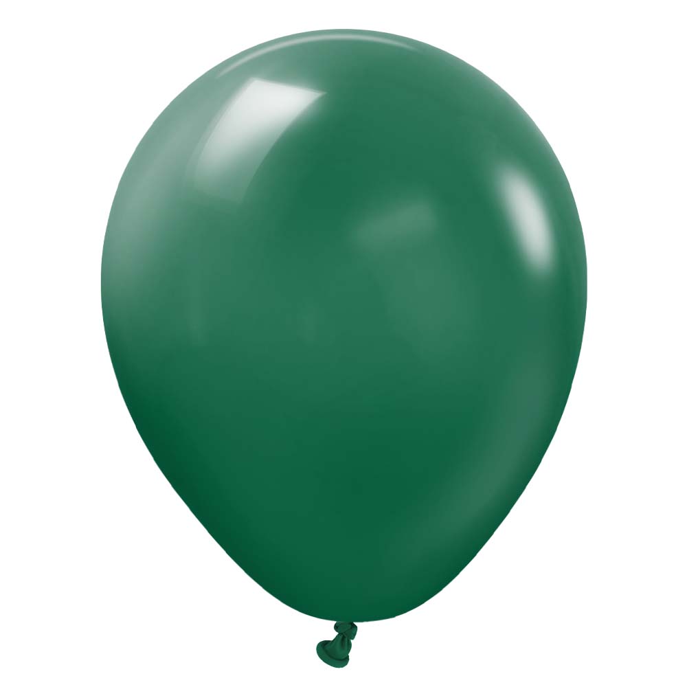 Kalisan 5 inch KALISAN STANDARD DARK GREEN Latex Balloons 10523291-KL