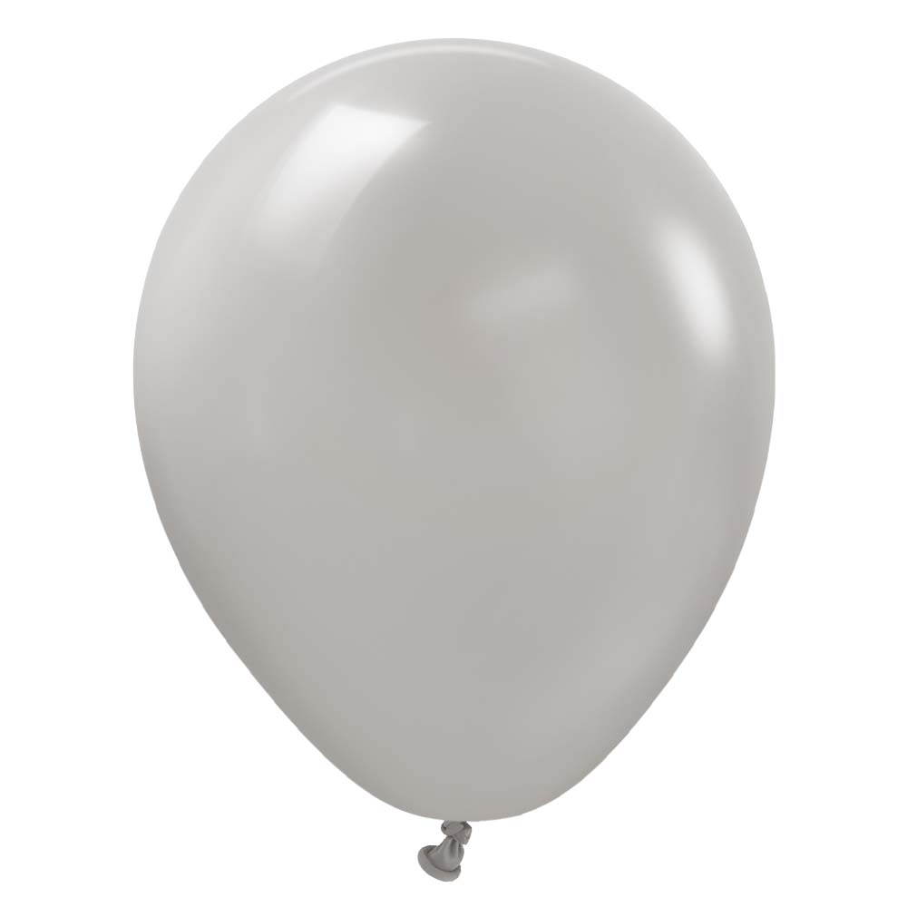 Kalisan 5 inch KALISAN STANDARD GREY Latex Balloons 10523351-KL