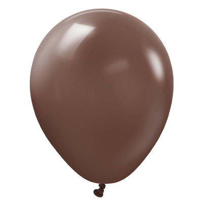 Kalisan 5 inch KALISAN STANDARD CHOCOLATE BROWN Latex Balloons 10523451-KL