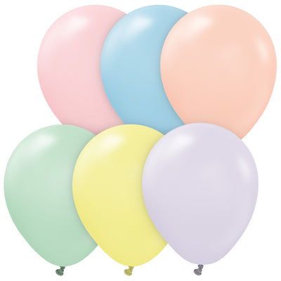 Kalisan 5 inch KALISAN PASTEL MATTE MACARON ASSORTED Latex Balloons 10530001-KL