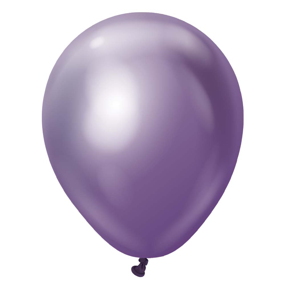 Kalisan 5 inch KALISAN MIRROR VIOLET Latex Balloons 10550041-KL