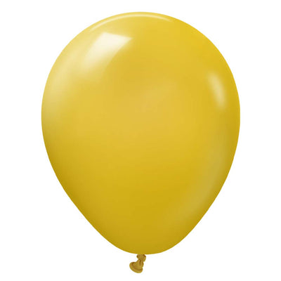 Kalisan 5 inch KALISAN RETRO MUSTARD Latex Balloons 10580021-KL