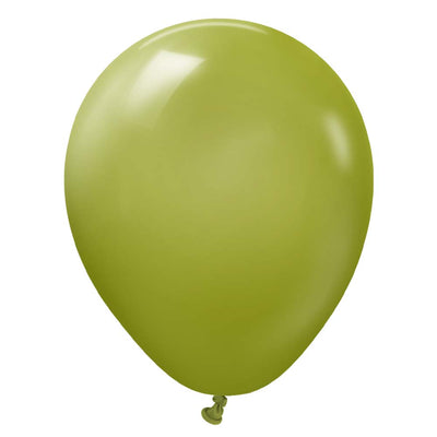 Kalisan 5 inch KALISAN RETRO OLIVE Latex Balloons 10580091-KL