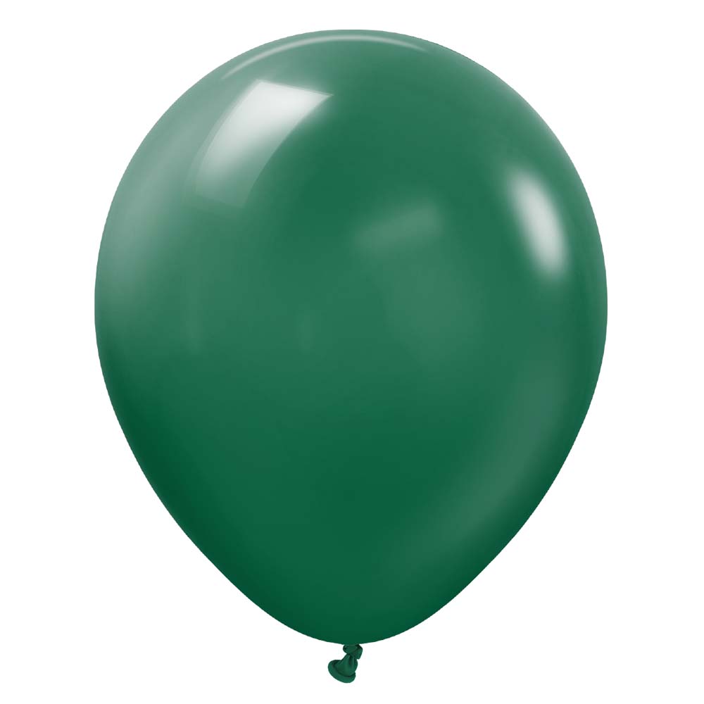 Kalisan 12 inch KALISAN STANDARD DARK GREEN Latex Balloons 11223291-KL