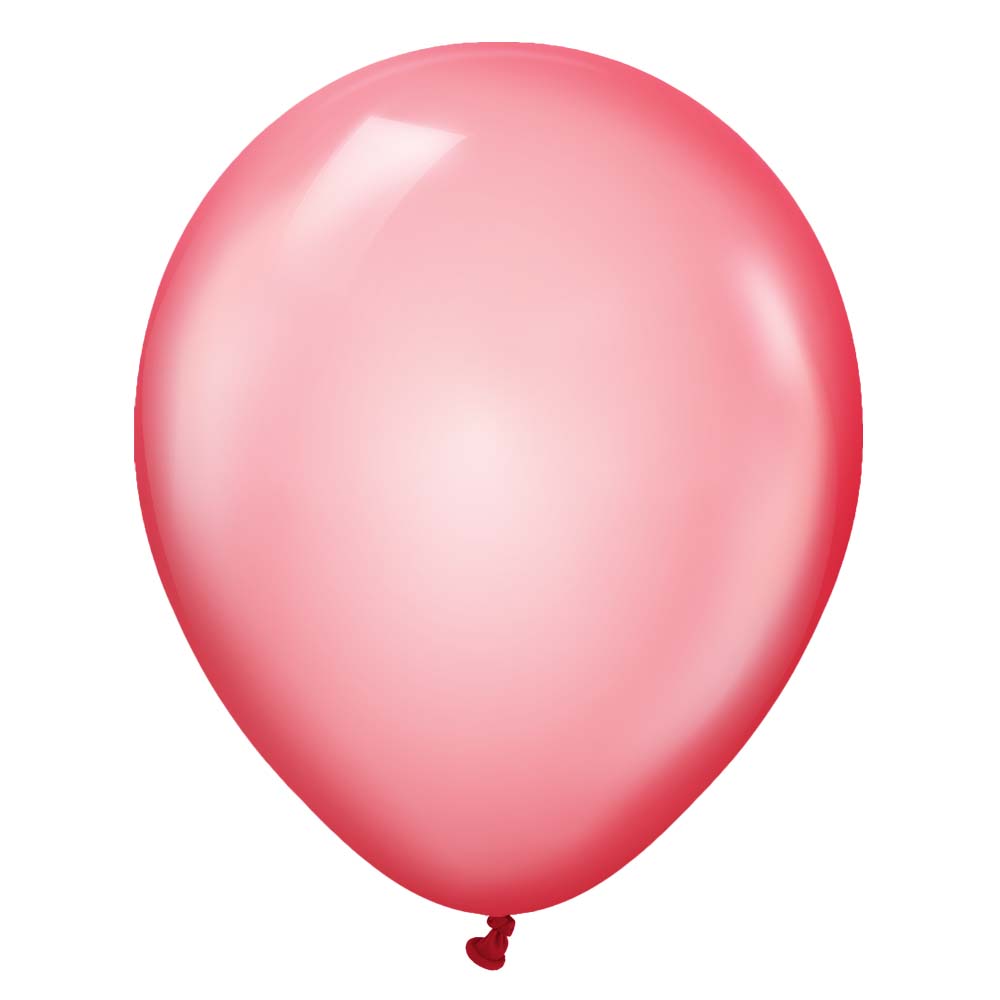 Kalisan 12 inch KALISAN CRYSTAL RED Latex Balloons 11240041-KL