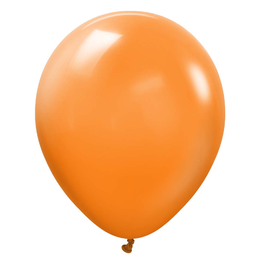 Kalisan 18 inch KALISAN STANDARD ORANGE Latex Balloons 11823200-KL