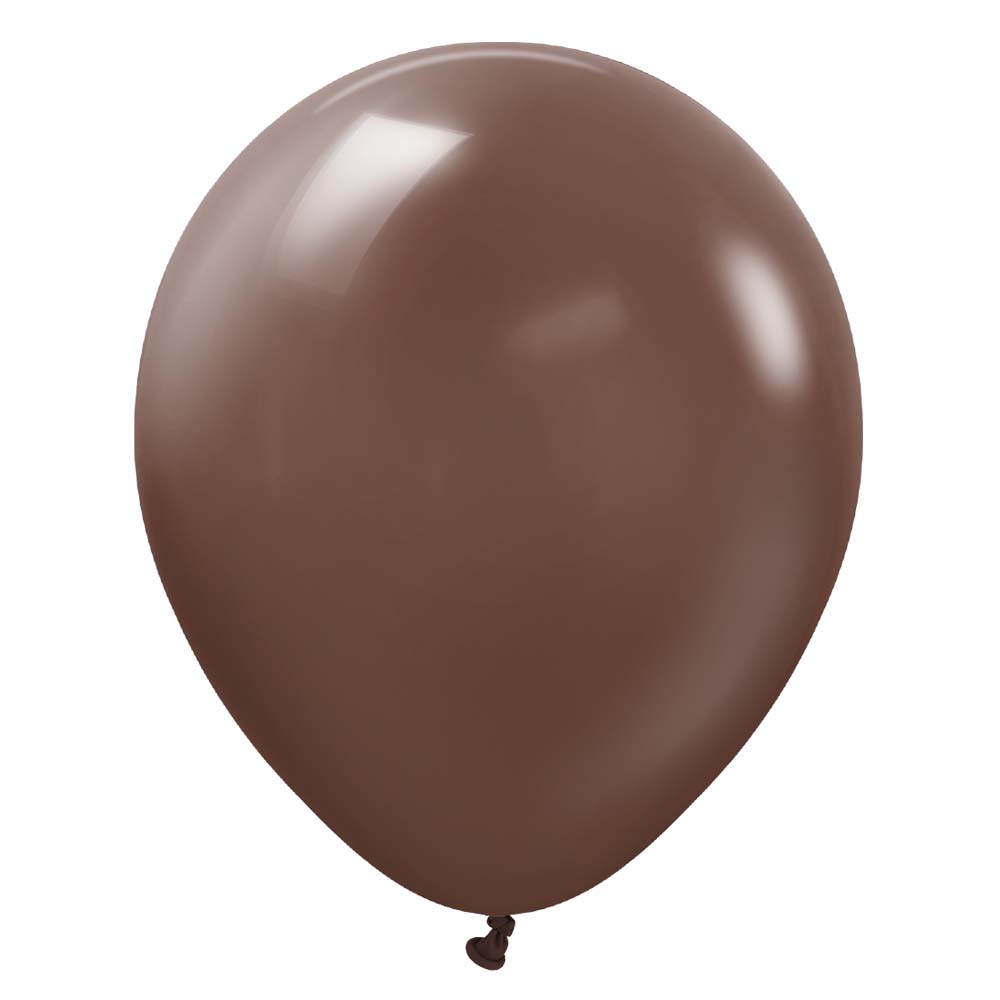 Kalisan 18 inch KALISAN STANDARD CHOCOLATE BROWN Latex Balloons 11823450-KL