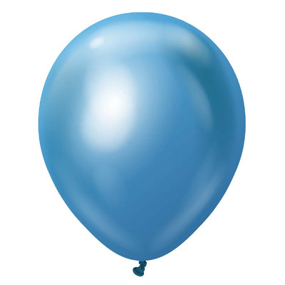 Kalisan 18 inch KALISAN MIRROR BLUE Latex Balloons 11850050-KL