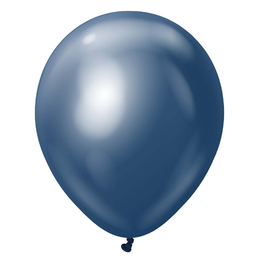 Kalisan 18 inch KALISAN MIRROR NAVY Latex Balloons 11850150-KL