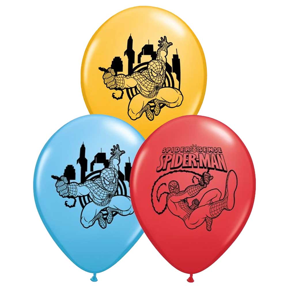 12 in Qualatex Ultimate Spider-Man (6 PK) Balloons 20466 - LA Balloons