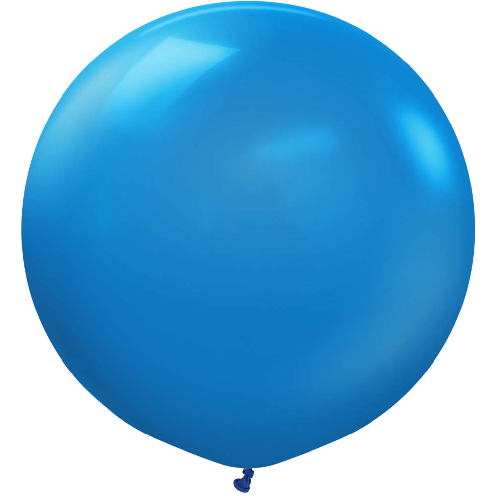 Kalisan 24 inch KALISAN STANDARD BLUE Latex Balloons 12423146-KL
