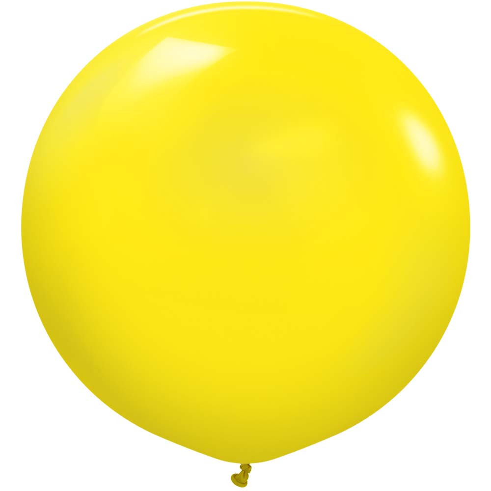Kalisan 24 inch KALISAN STANDARD YELLOW Latex Balloons 12423156-KL