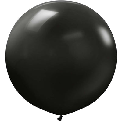 Kalisan 24 inch KALISAN STANDARD BLACK Latex Balloons 12423326-KL