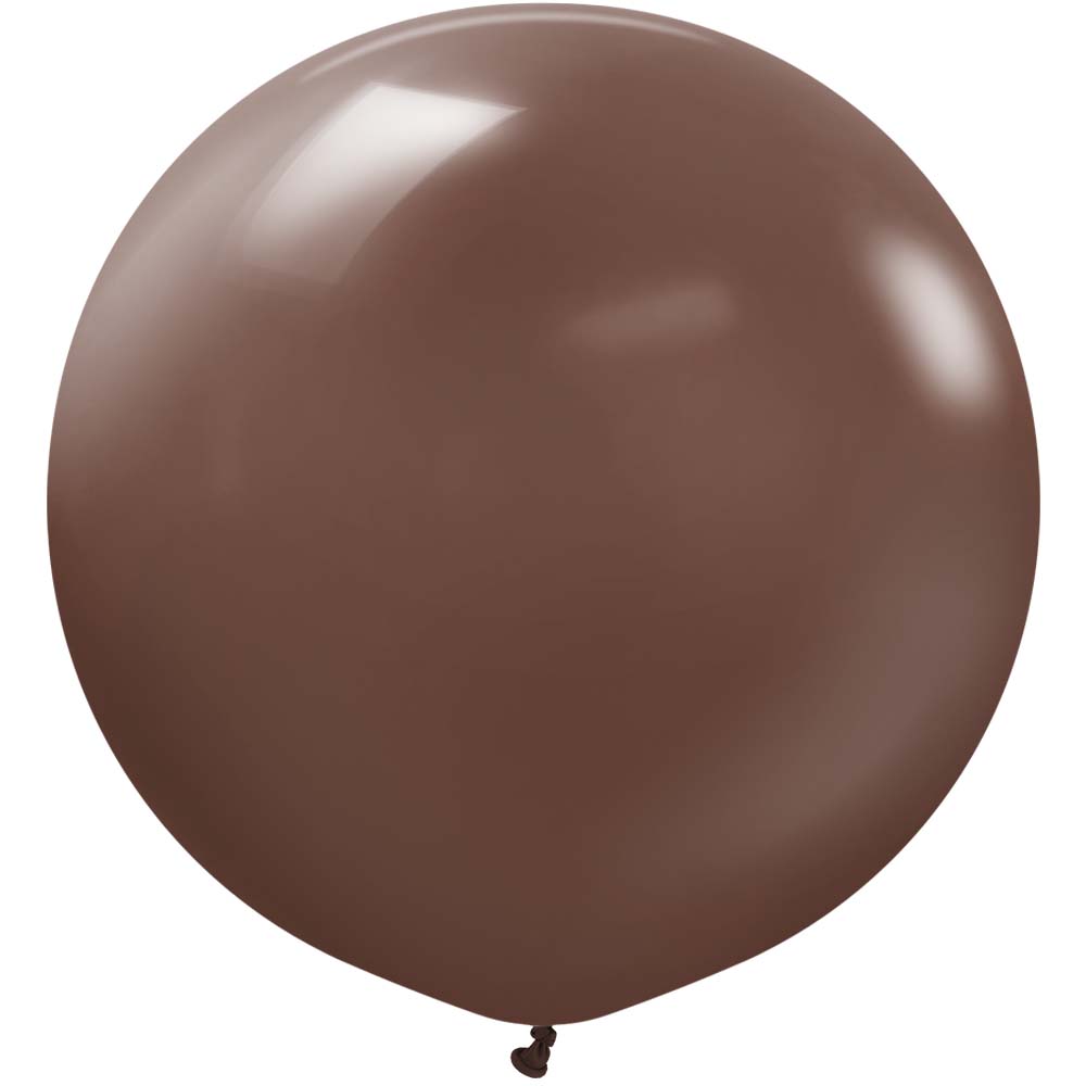 Kalisan 24 inch KALISAN STANDARD CHOCOLATE BROWN Latex Balloons 12423456-KL