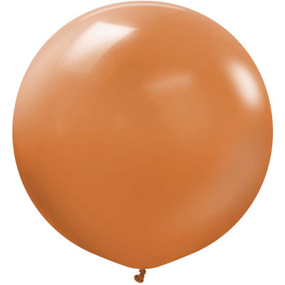 Kalisan 24 inch KALISAN STANDARD CARAMEL BROWN Latex Balloons 12423466-KL