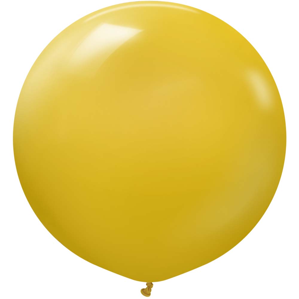 Kalisan 24 inch KALISAN RETRO MUSTARD Latex Balloons 12480026-KL