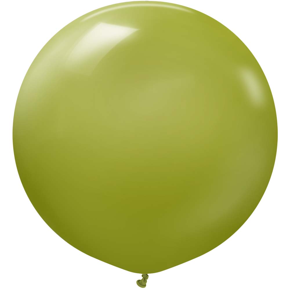 Kalisan 24 inch KALISAN RETRO OLIVE Latex Balloons 12480096-KL