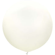 Kalisan 24 inch KALISAN RETRO WHITE Latex Balloons 12480186-KL