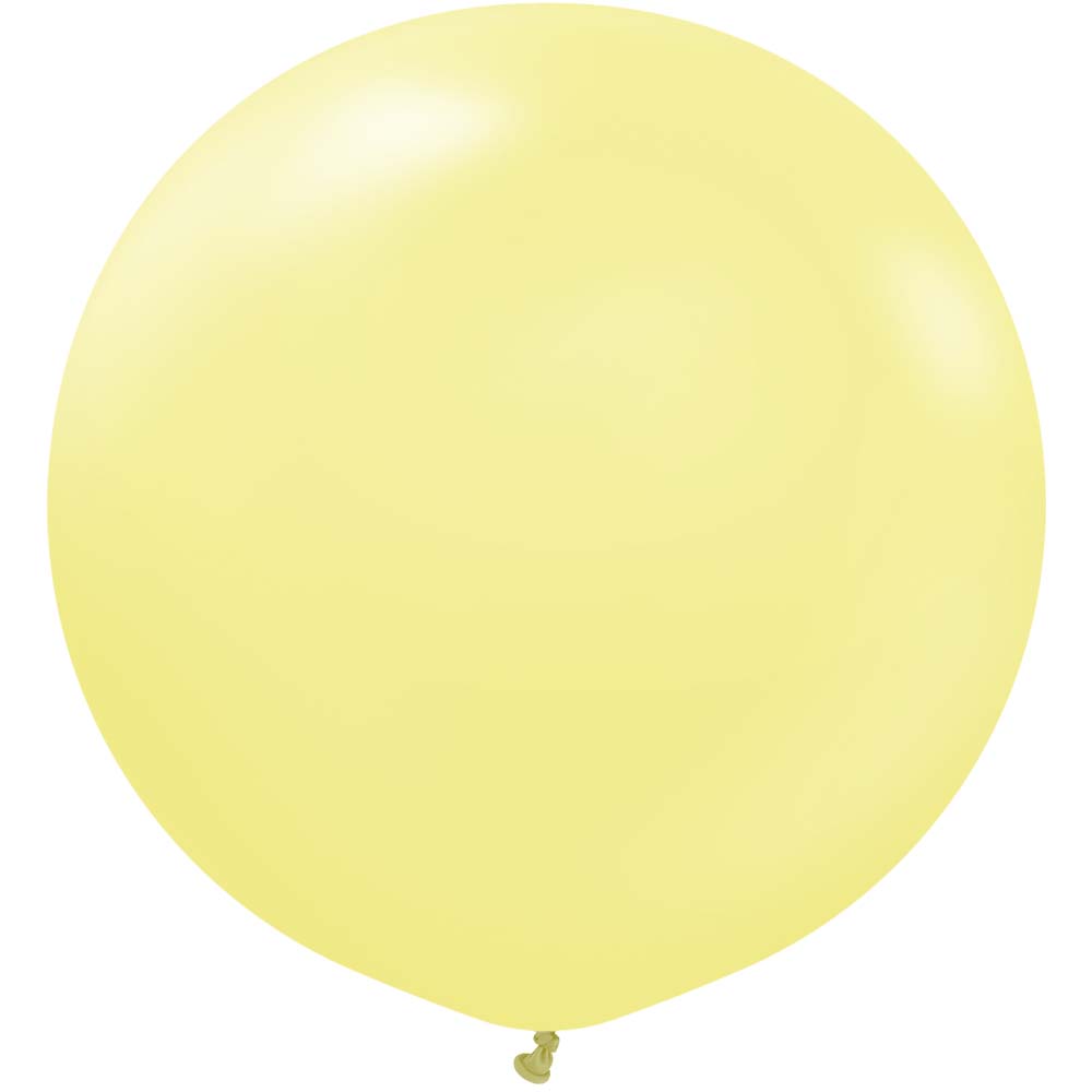 Kalisan 36 inch KALISAN PASTEL MATTE MACARON YELLOW Latex Balloons 13630056-KL