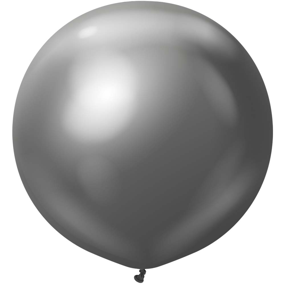 Kalisan 36 inch KALISAN MIRROR SPACE GREY Latex Balloons 13650096-KL