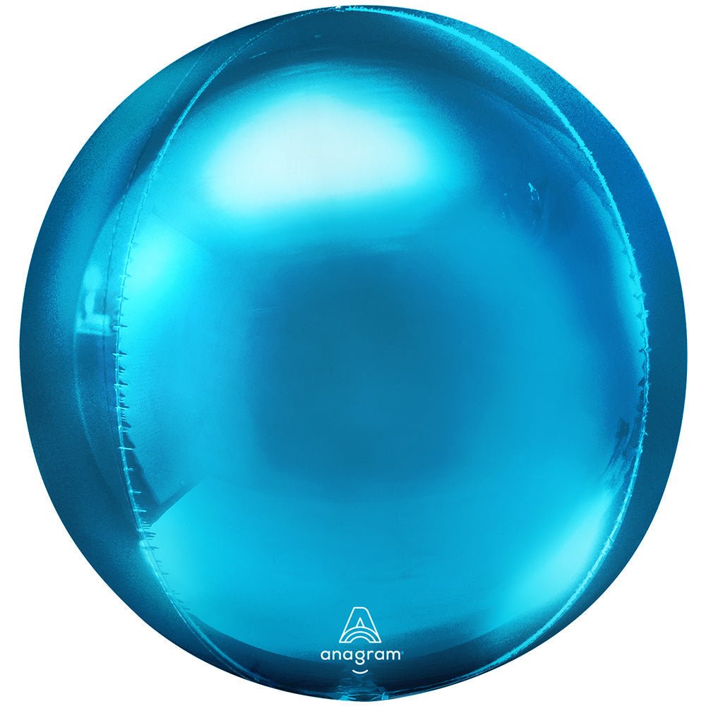 16 inch Blue Orbz Foil Balloon - 28204 - LA Balloons