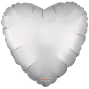 Kaleidoscope 18 inch HEART - MATTE SILVER Foil Balloon 16258-18F-K-U