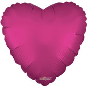 Kaleidoscope 18 inch HEART - MATTE HOT PINK Foil Balloon 16263-18F-K-U