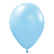 Sempertex 5 inch SEMPERTEX PASTEL MATTE BLUE Latex Balloons 51177-B