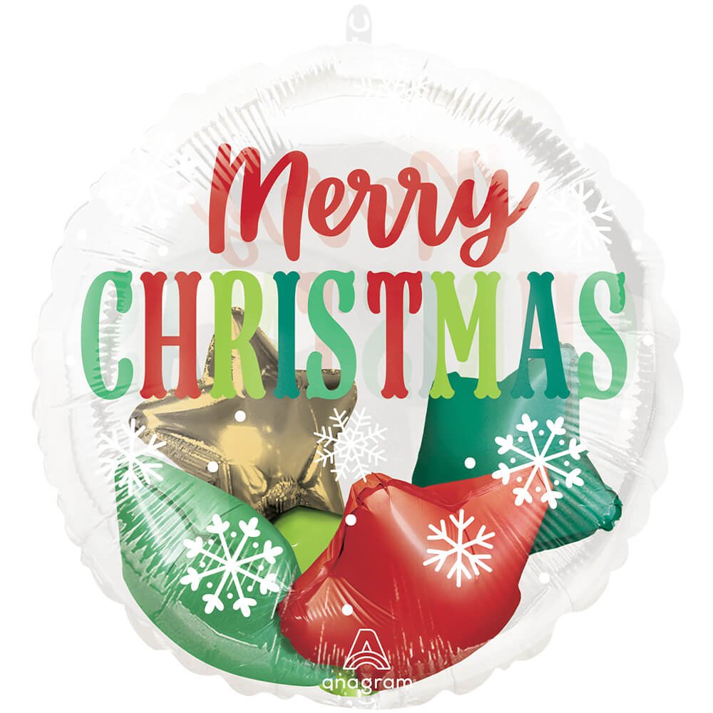 20in Anagram North Pole Express Snowflakes Insiders Balloon - LA
