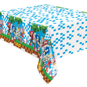 Unique SONIC THE HEDGEHOG RECTANGULAR PLASTIC TABLE COVER 54 inch X 84 inch Table Covers 21808-UN