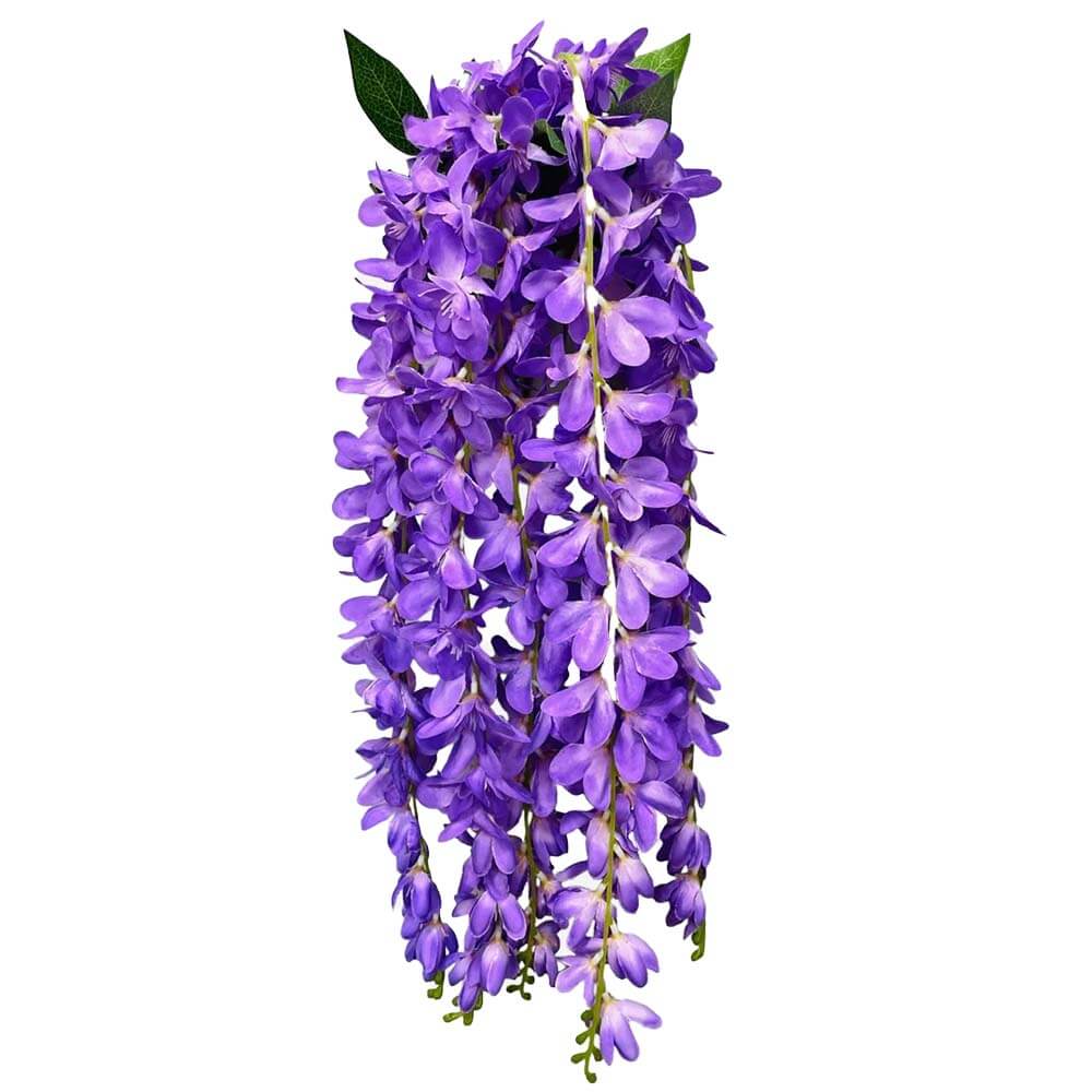 32 in LA Balloons Hanging Orchid Bush Lavender Silk Flowers