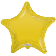 Kaleidoscope 22 inch STAR - YELLOW Foil Balloon 35250-22F-K-U