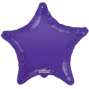 Kaleidoscope 22 inch STAR - PURPLE GELLIBEAN Plastic Balloon 35255-22F-K-U