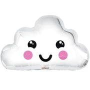 Kaleidoscope 20 inch NUBE SONRIENTE SHAPE GELLIBEAN Plastic Balloon 35576-20F-K-U