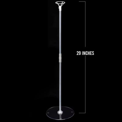 Party Brands 29 inch CENTERPIECE STAND - CLEAR Cups & Sticks 401083-PB
