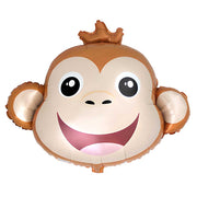 LA Balloons 30 inch MONKEY HEAD Foil Balloon 401727-PB-U