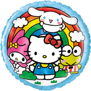 Unique 18 inch HELLO KITTY AND FRIENDS Foil Balloon 41468-UN-P