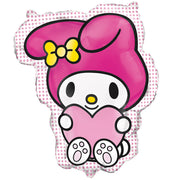 Unique 25 inch HELLO KITTY AND FRIENDS MY MELODY Foil Balloon 41473-UN-P