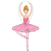 Anagram 43 inch BALLERINA GIRL Foil Balloon 47854-01-A-P