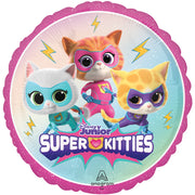 Anagram 18 inch SUPER KITTIES Foil Balloon 48679-01-A-P