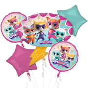 Anagram SUPER KITTIES BOUQUET Balloon Bouquet 48681-01-A-P