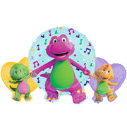 Anagram 29 inch BARNEY ROLY POLIES Foil Balloon 48699-01-A-P