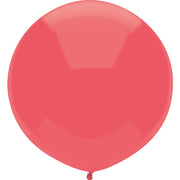 Funsational 17 inch FUNSATIONAL RED Latex Balloons 51008-F